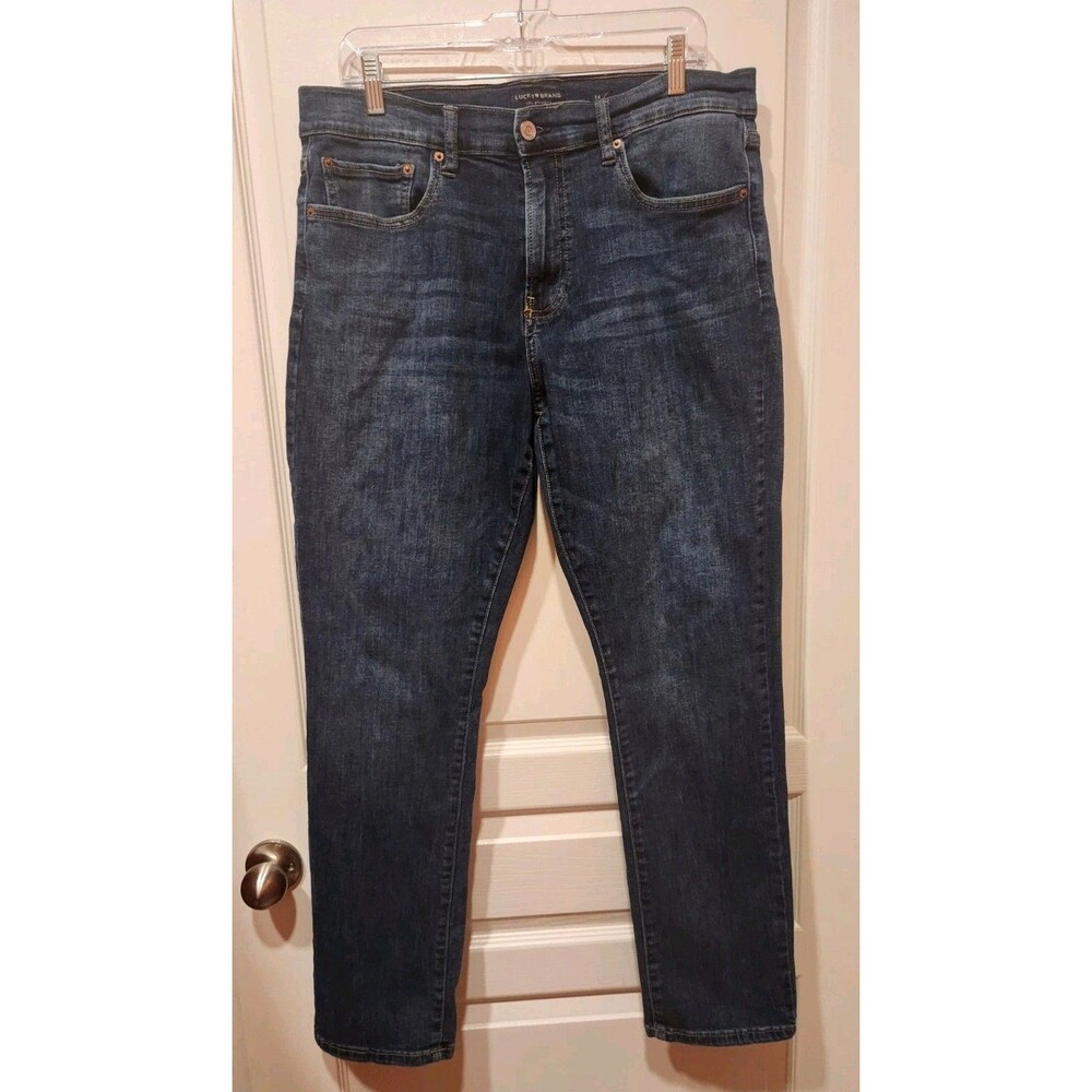Lucky Brand Mens Sz 34x32 Bootcut Denim Jeans Blue Medium Wash Casual Everyday